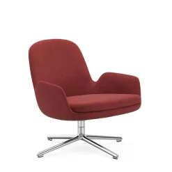 Era lounge chair low swivel tissu Aquarius