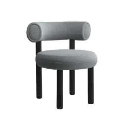 Fat Chaise de salle à manger - Pieds bois