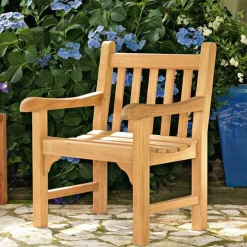 Fauteuil Chelsea en teck