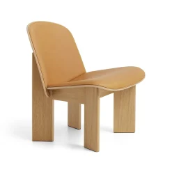 Fauteuil Chisel rembourré - Cuir
