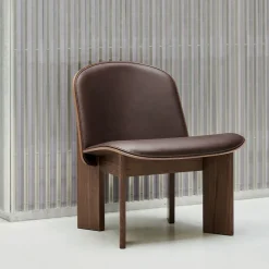 Fauteuil Chisel rembourré - Cuir