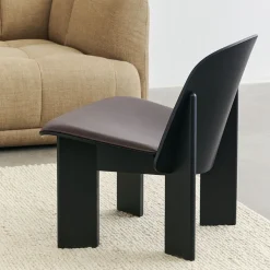 Fauteuil Chisel rembourré - Cuir