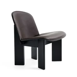 Fauteuil Chisel rembourré - Cuir