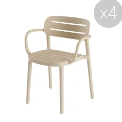 Fauteuil croisette - Lot de 4