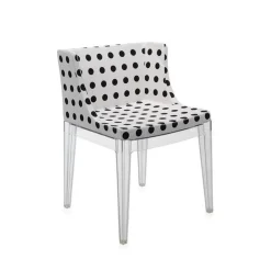 Fauteuil Mademoiselle pattern blanc