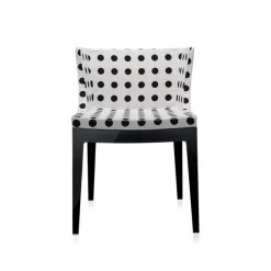 Fauteuil Mademoiselle pattern blanc