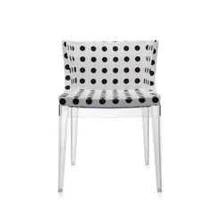 Fauteuil Mademoiselle pattern blanc
