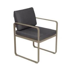 Fauteuil repas Bellevie - gris graphite