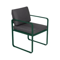 Fauteuil repas Bellevie - gris graphite