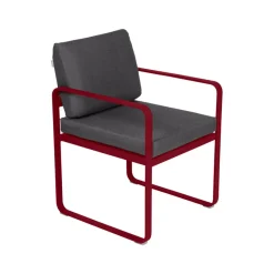 Fauteuil repas Bellevie - gris graphite