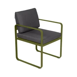 Fauteuil repas Bellevie - gris graphite