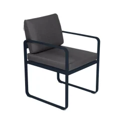 Fauteuil repas Bellevie - gris graphite