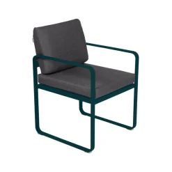 Fauteuil repas Bellevie - gris graphite