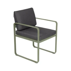 Fauteuil repas Bellevie - gris graphite