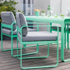 Fauteuil repas Bellevie - blanc grisé