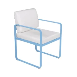 Fauteuil repas Bellevie - blanc grisé
