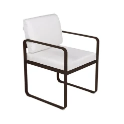 Fauteuil repas Bellevie - blanc grisé