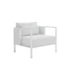 Fauteuil Solanas blanc