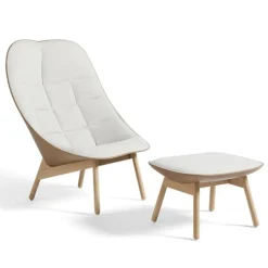Fauteuil Uchiwa avec Ottoman
