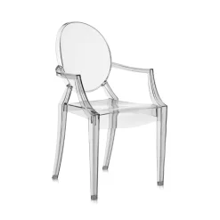 Fauteuils Louis Ghost (lot de 4)