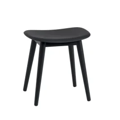 Fiber tabouret - piètement bois