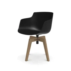 Flow Slim fauteuil chêne