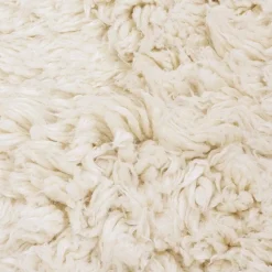 Fluffy Square Rug Retro Summers