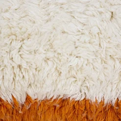Fluffy Square Rug Retro Summers