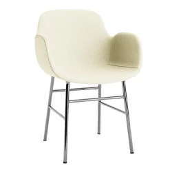 Form Armchair Full Upholstery - Acier