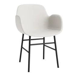 Form Armchair Full Upholstery - Acier