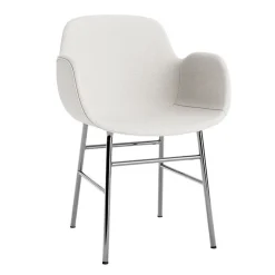 Form Armchair Full Upholstery - Acier