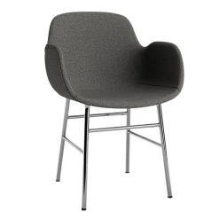 Form Armchair Full Upholstery - Acier