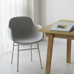 Form Armchair Full Upholstery - Acier