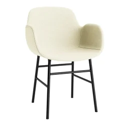 Form Armchair Full Upholstery - Acier
