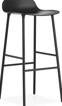 Form Barstool H75 cm - Acier - Noir (Outlet)