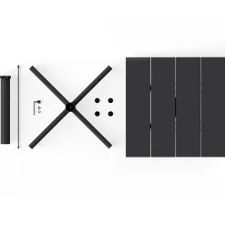 Fred’s - Table bistrot carré