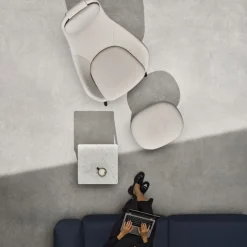 Hal Lounge chair + ottoman avec coussin amovible