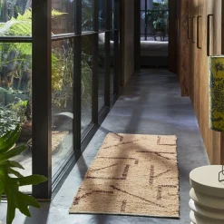 Hand woven cotton runner - Tapis