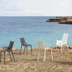 Ibiza chaise avec accoudoirs - Lot de 4