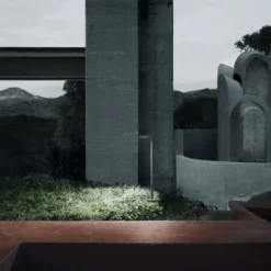 Lampadaire wallstick pipe