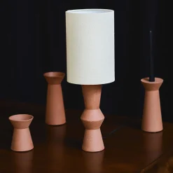 Lampe de table Red brown beige Marie-Ann