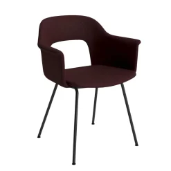 Layout 214 Fauteuil - Pieds acier - Entièrement rembourrée