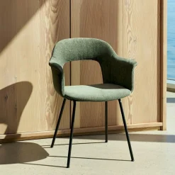 Layout 214 Fauteuil - Pieds acier - Entièrement rembourrée