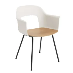 Layout 212 Fauteuil - Pieds acier - Bicolore