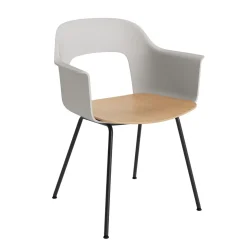 Layout 212 Fauteuil - Pieds acier - Bicolore