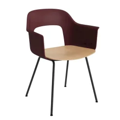 Layout 212 Fauteuil - Pieds acier - Bicolore