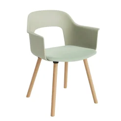 Layout 223 Fauteuil - Pieds bois - Assise rembourrée