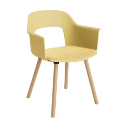 Layout 223 Fauteuil - Pieds bois - Assise rembourrée