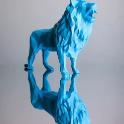 Lion - Bleu mat