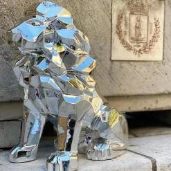 Lion origami - Chrome (Outlet)
